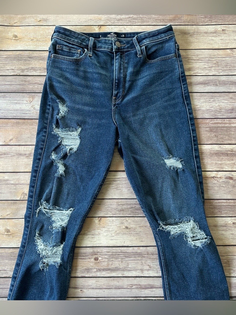 Hollister Ultra High-Rise Distressed Skinny Jeans
